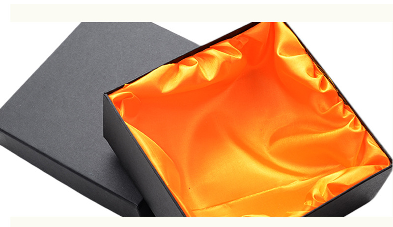 创意特色优质礼品盒黑色特种纸天地盖盒子首饰礼品皮带包装盒定做详情10