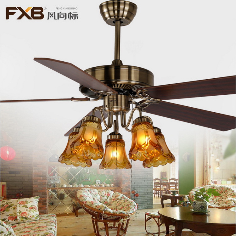 风向标52-FXB210风扇灯欧式仿古吊扇灯 吊灯扇饭厅客厅 电风扇灯