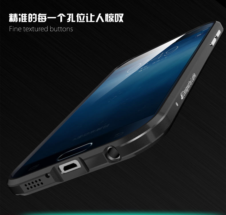 Luphie Blade Sword Slim Light Aluminum Bumper Metal Shell Case for Samsung Galaxy S6 G9200