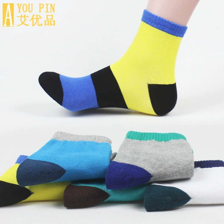 Многоцветные хлопковые knee socks, средняя длина, оптом