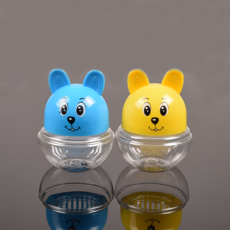 GS504 pet卡通兔空气清新剂包装瓶瓶子125ml,可备注加内盖