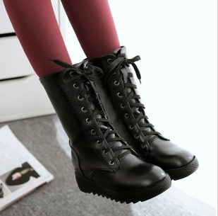 Bottes femme en PU artificiel - Ref 3354841 Image 3