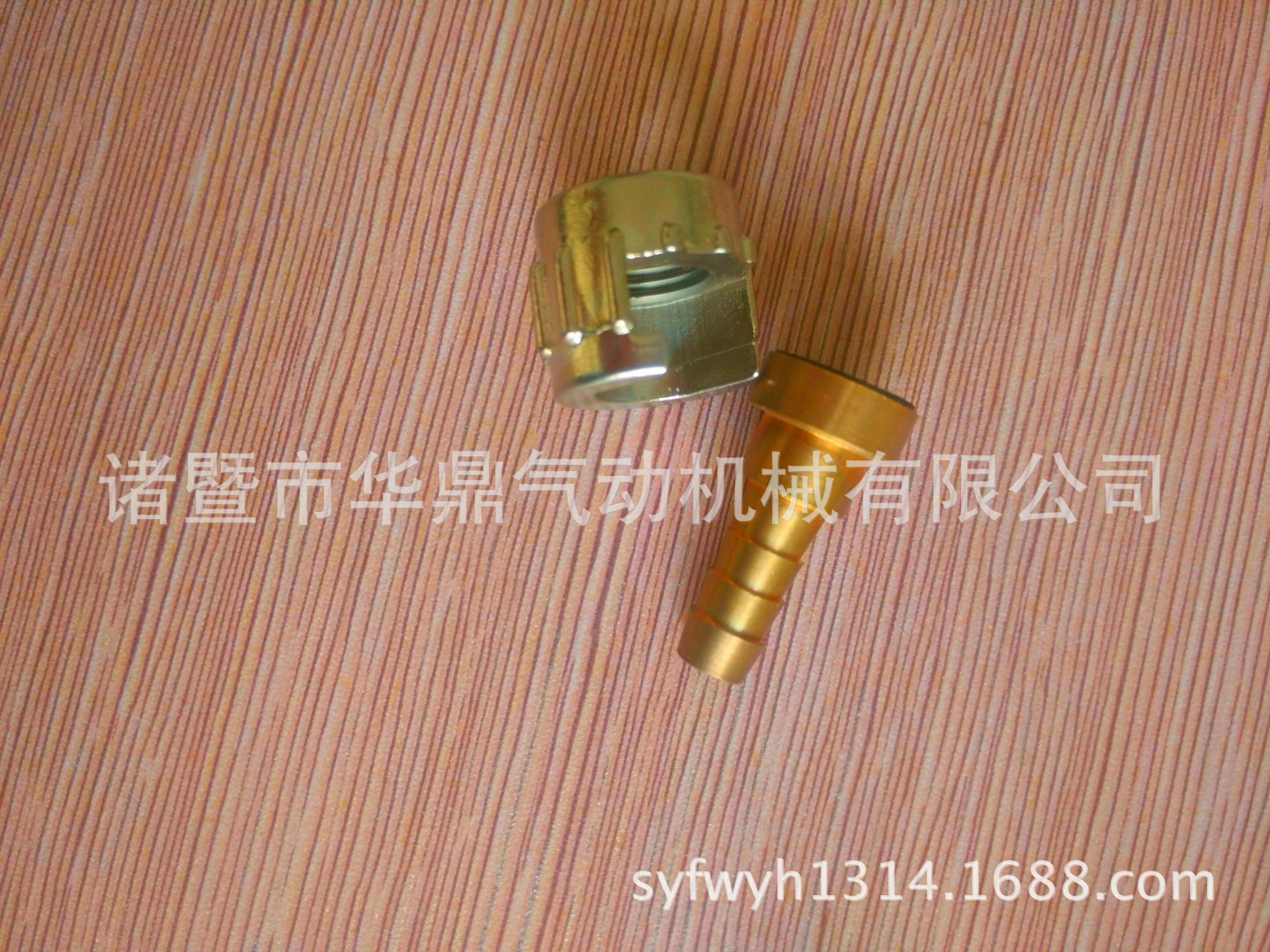 螺帽配卡套接头，专业生产卡套接头，黄铜宝塔卡套接头 螺帽