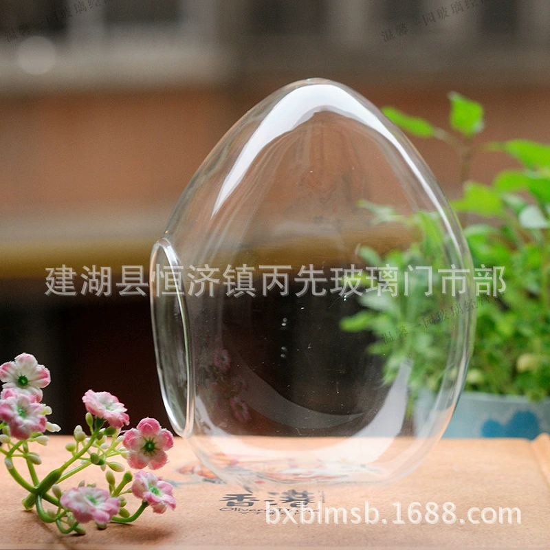 Оптовая продажа стеклянных бутылок с декоративными китайскими микро-пейзажами, экологическая бутылка в виде яйца
