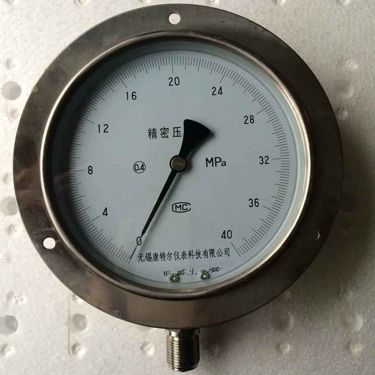 帶前邊精密壓力表