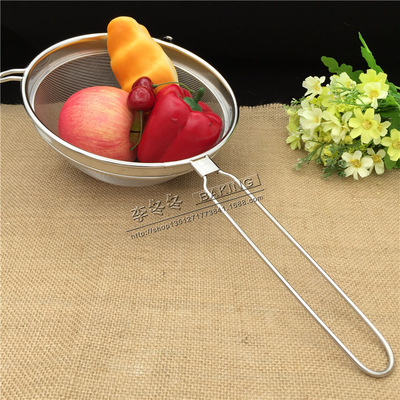 【烘焙工具】廠家直供不鏽鋼高邊油格篩燕窩粉篩-25cm-10寸