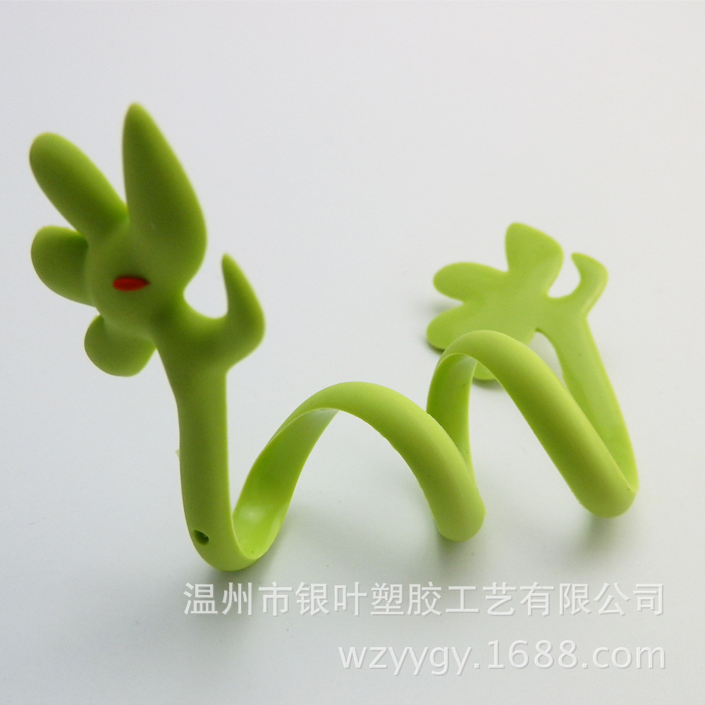 工厂 PVC软胶绕线器 理线器 长条绕线器 弯曲绕线器 来图定