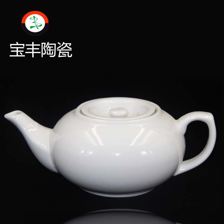 In stock white ceramic teapot medium ceramic Persimmon pot Hotel Hotel Hotel with printed logo advertising teapot In stock white ceramic teapot medium ceramic Persimmon pot Hotel Hotel Hotel with printed logo advertising teapot