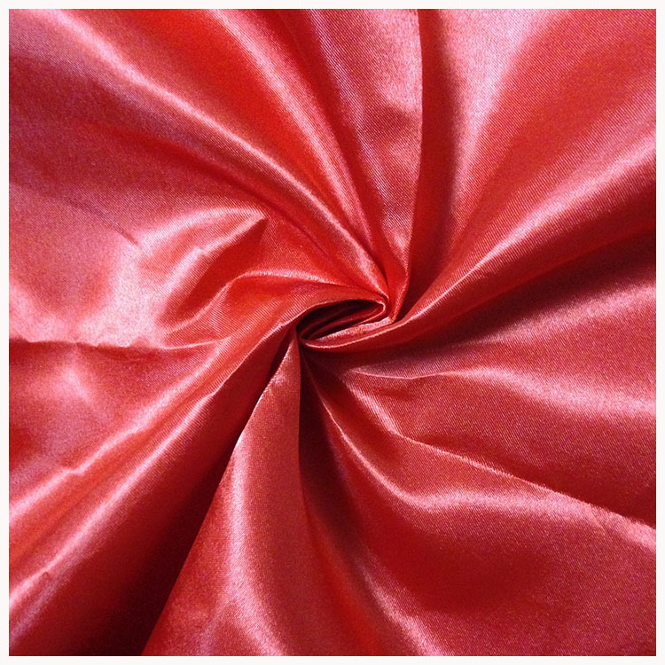 现货satin五枚缎包装用布料缎纹面料色丁染色绸缎布料五枚缎