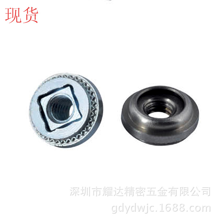 浮动螺母AS AC LAS-M3M4M5M6碳钢镀锌自锁防松螺母金属螺丝