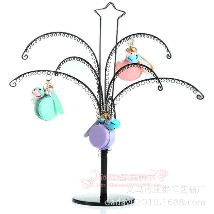 black and white Tree Display rack High-capacity Height Adjustable 146 Pendant Necklace automobile Pendant Display rack