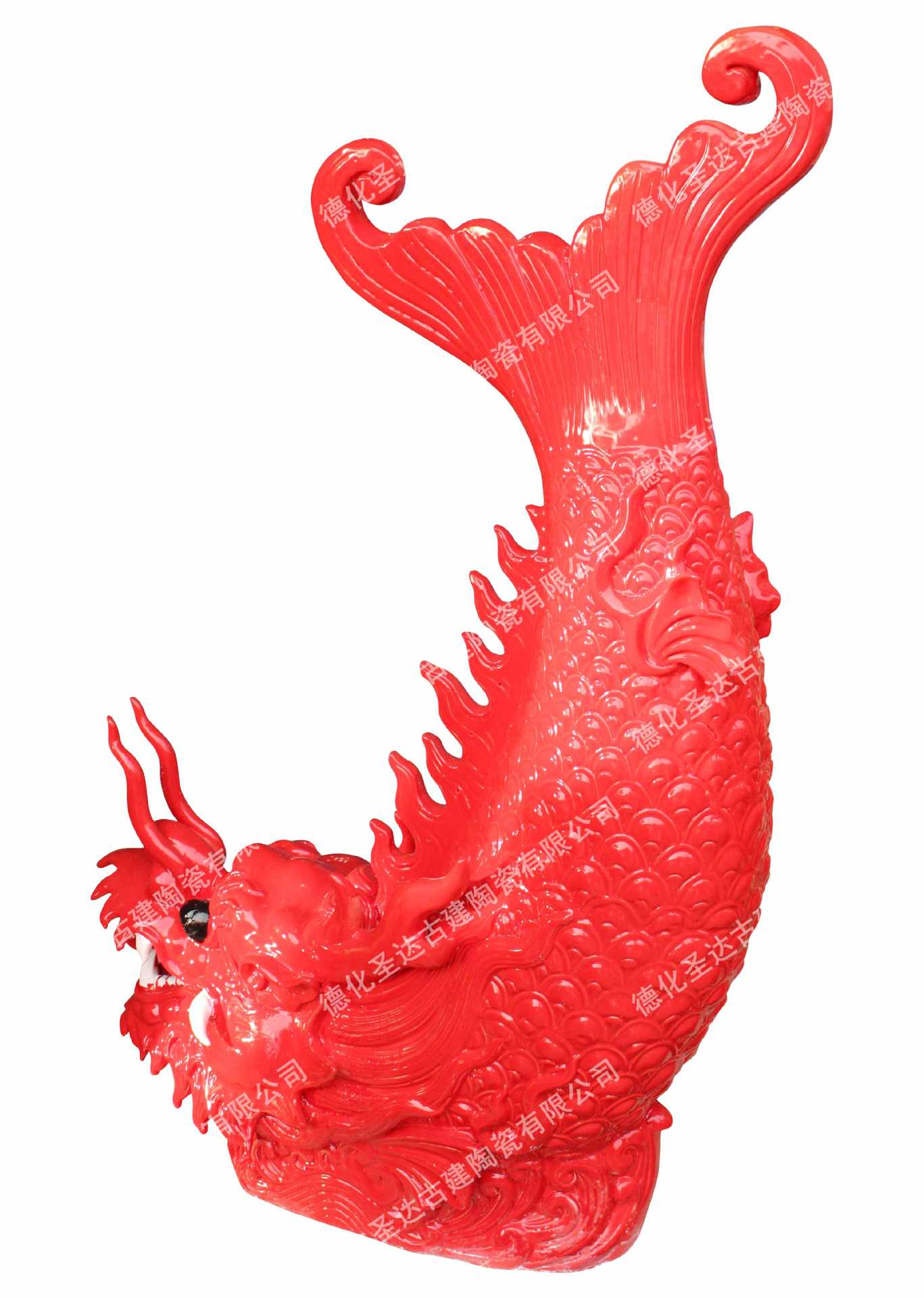 立体倒鳌鱼68cm102cm红2