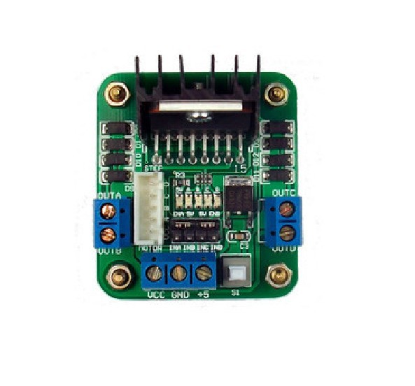 L298N电机驱动板模块 步进电机 智能车 机器人 兼容.