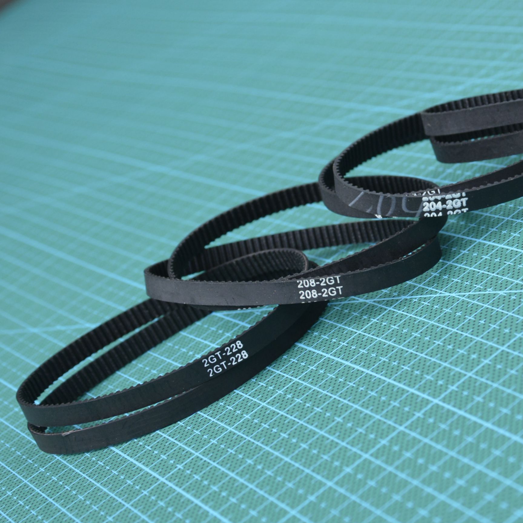 3D打印机配件 2GT环形同步带204-6 圆弧齿 环形带同步带
