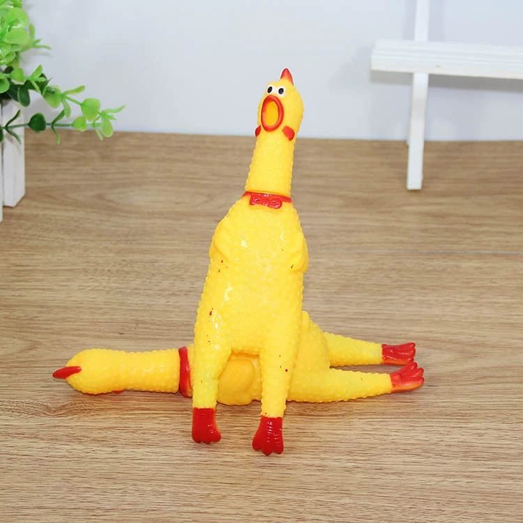 Игрушка «Крикливый цыплёнок», маленький, пищит при сжатии, мягкий, материал: танг-клей, 17/32/42 см