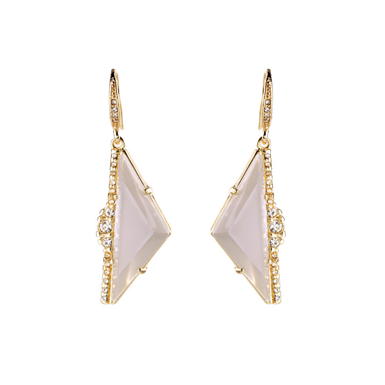 Jewelry Simple Triangle Pendant Women's Earrings display picture 2