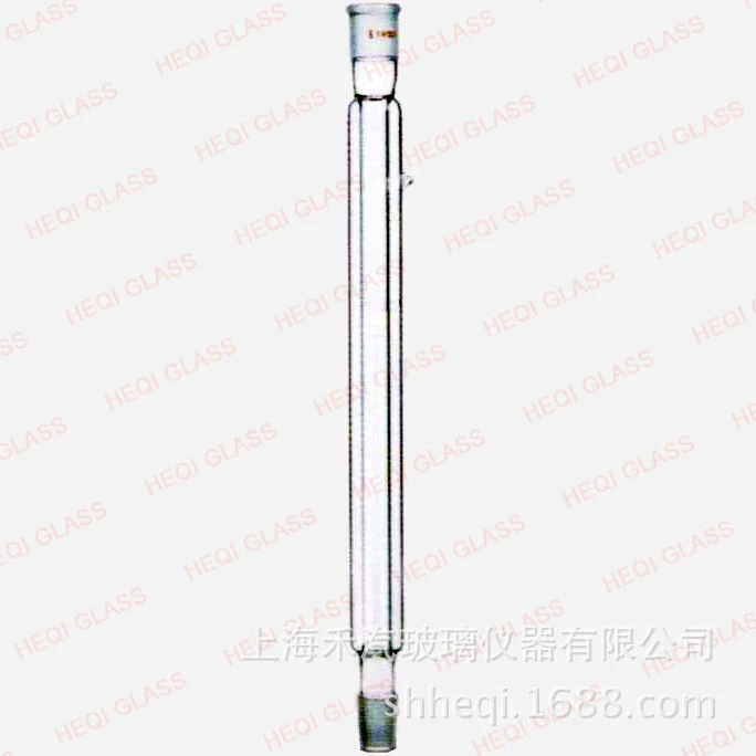 Shanghai Heqi Мощный производитель Стеклянная изоляция Сэндвич Вакуумная дистилляционная колонна Дистилляционная колонна Стандартный рот