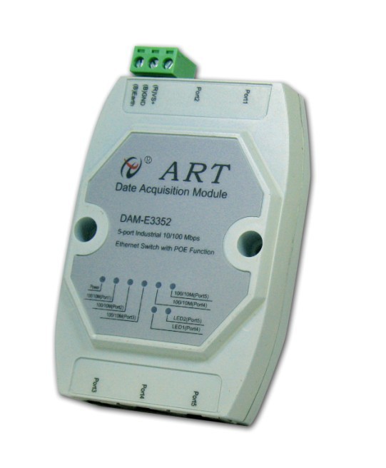DAM-E3352 5口工业10/100Mbps以太网交换机并带POE功能