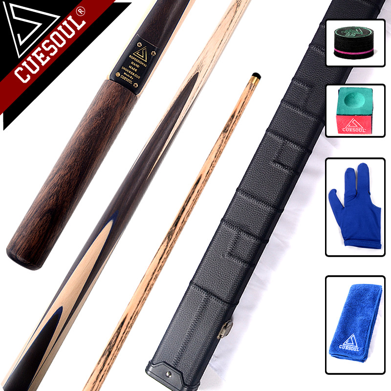 CUESOUL/Q獣斯诺克台球杆黑8套装小头斯诺克球杆CUESOUL正品
