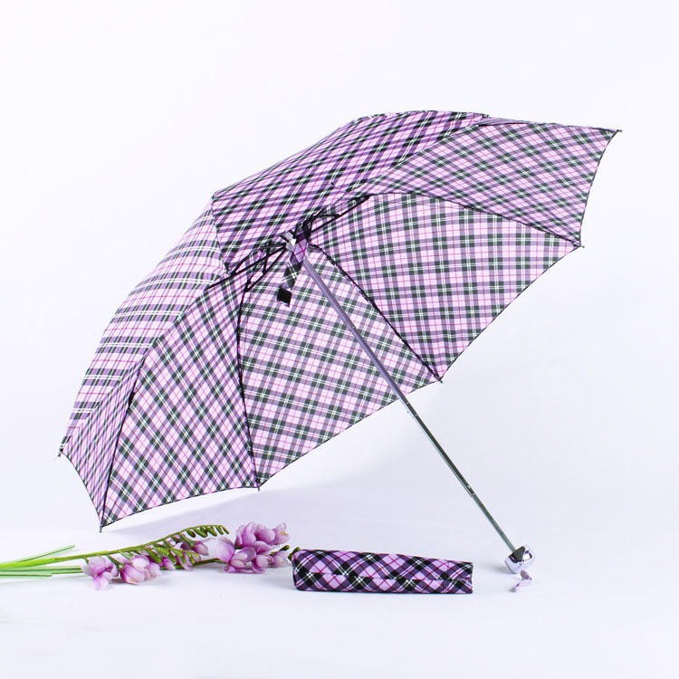 undefined8 lattice Fold Umbrella gift Promotion rain or shine Dual use Foreign trade The original single- Handle Ordered batchundefined