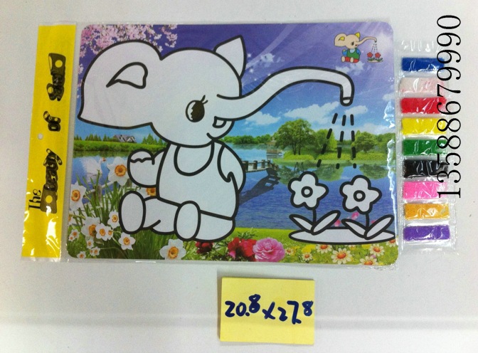 Manufacturer Wholesale Colorful Sand Art/Sand Painting Children's Educational Toys Handmade Painting DIY Parent-Child Interactive Painting