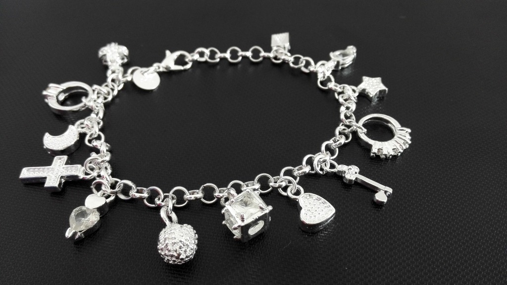 Cross Moon Bracelet Image 1