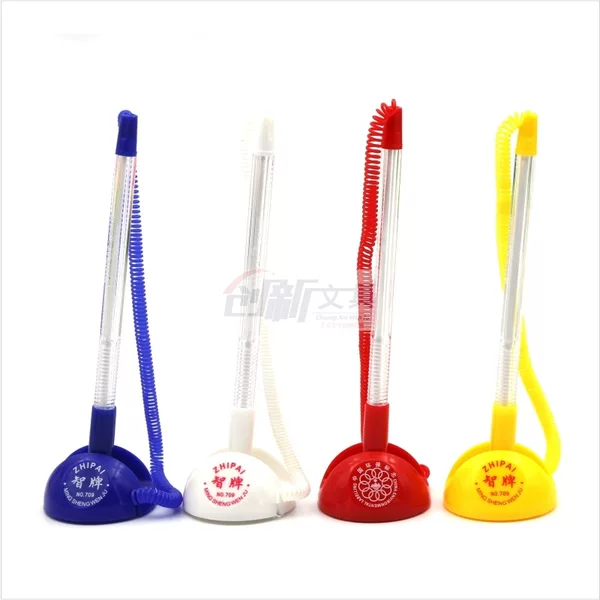 Smart ZP-709 sticky telephone desk pen 0.5mm gel pen fixed water pen writing pen special sale