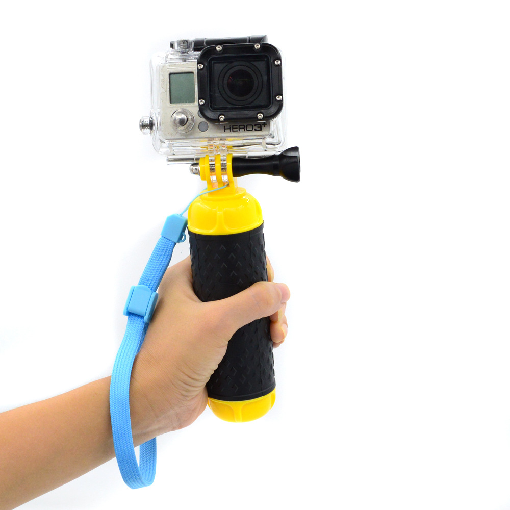 gopro配件GoPro浮力棒 Hero 小蚁配件 包胶硅胶手感  小蚁浮力棒