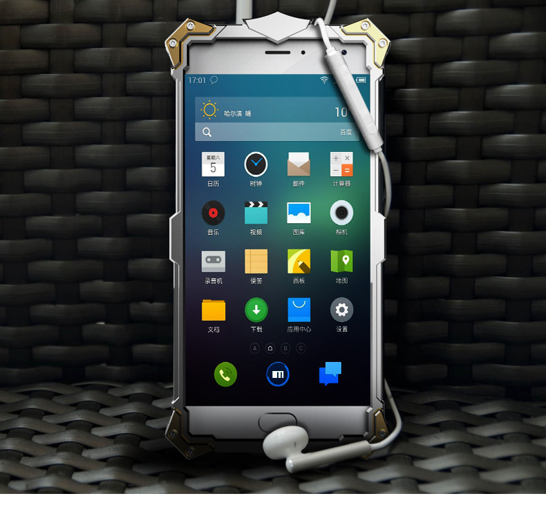 SIMON THOR Aviation Aluminum Alloy Shockproof Armor Metal Case Cover for MEIZU Pro 6 | MEIZU Pro 5