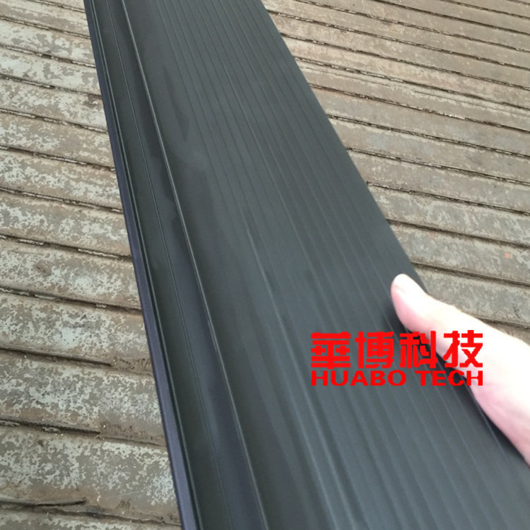 华博铝业 黑色氧化加工 门窗扣线铝合金型材 门栏压线铝型材