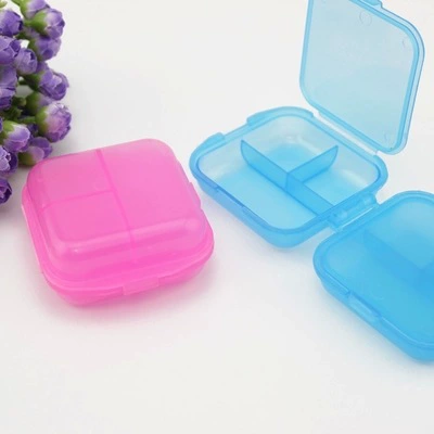 Small handheld accessory for traveling, plastic storage box, 6 cells