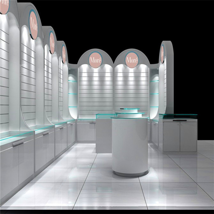 面包展示柜边柜 小饰品精品展示柜 化妆品柜子 浙江附近展柜厂