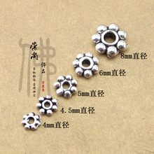 diy手工饰品配件 尼泊尔佛珠星月菩提配件 藏银隔片 佛珠