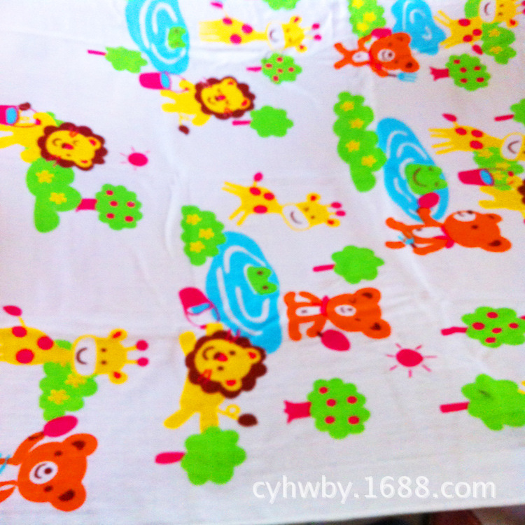 全棉华服格 双层蜂巢布 婴儿浴袍布 口水布