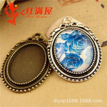 A3772��ɫ��ѡ5.14�� ����ŷ���Ͻ�������� 25*18MM 20��/��