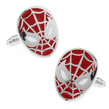 superhero Series Red Spiderman Cufflinks Wholesale Men's Gift AliExpress Dunhuang Wholesale