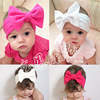 Hair accessory, children's retro headband with bow, 2020, wholesale, European style