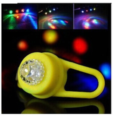 Bicycle single-eye frog light, ring light, bicycle warning light, rainbow light, bicycle riding equipment accessories