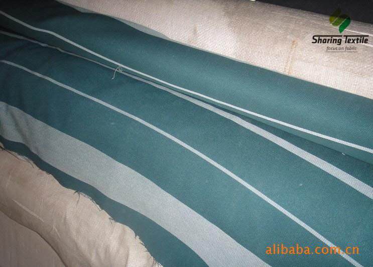 涤棉条子提花布/色织提花布/色织吊床布/色织窗帘布