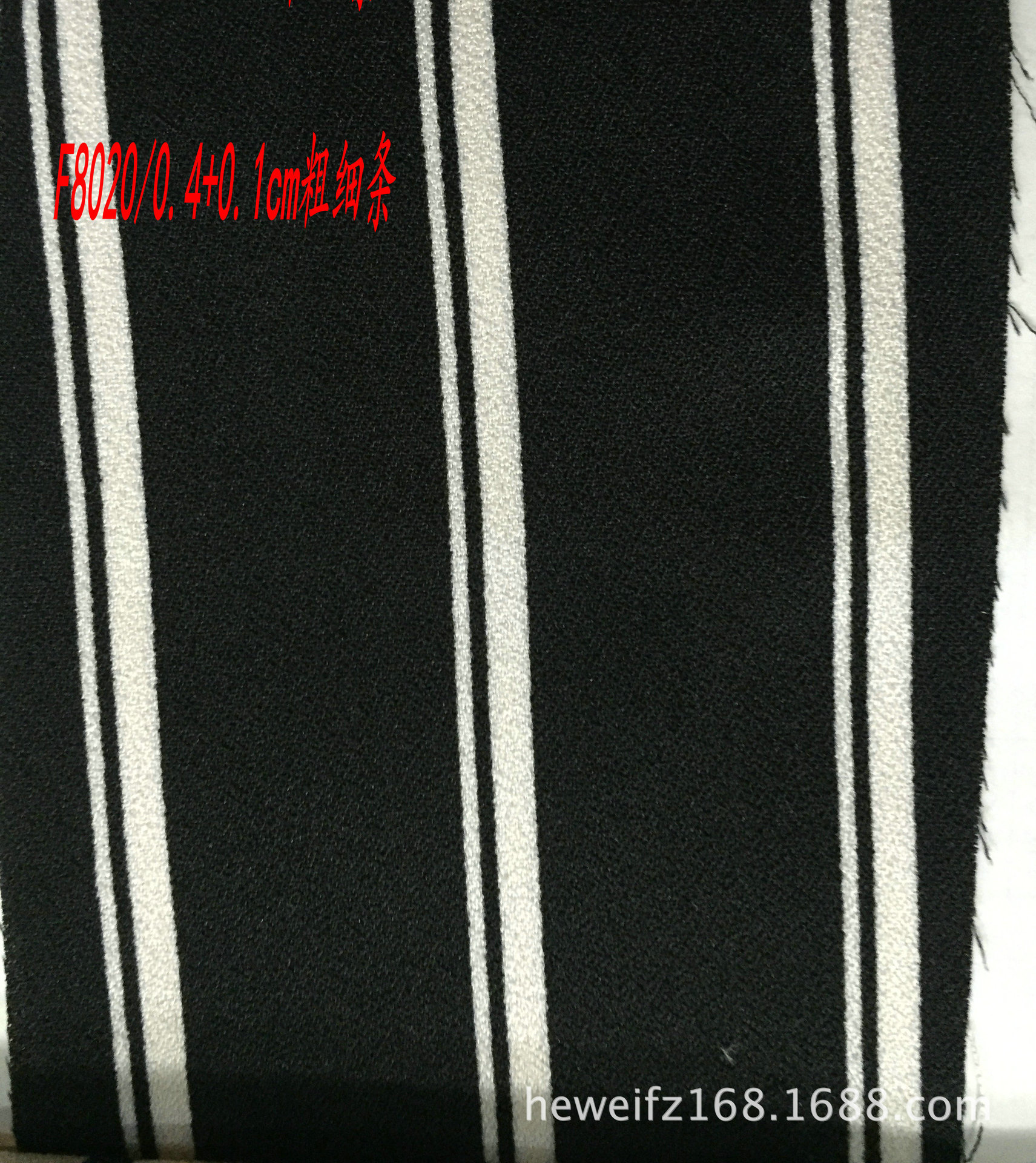 厂价直销F8020 现货供应乱麻印花0.4+0.1cm粗细条服装阳光麻面料