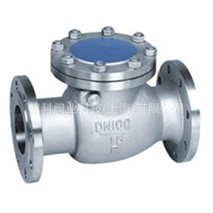不锈钢法兰止回阀 H44W-16P朗科牌不锈钢法兰止回阀304材质
