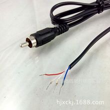 供应单头莲花线 副机线 信号线 单头RCA莲花线 、AV线