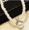 Accessory, classic necklace from pearl, wholesale