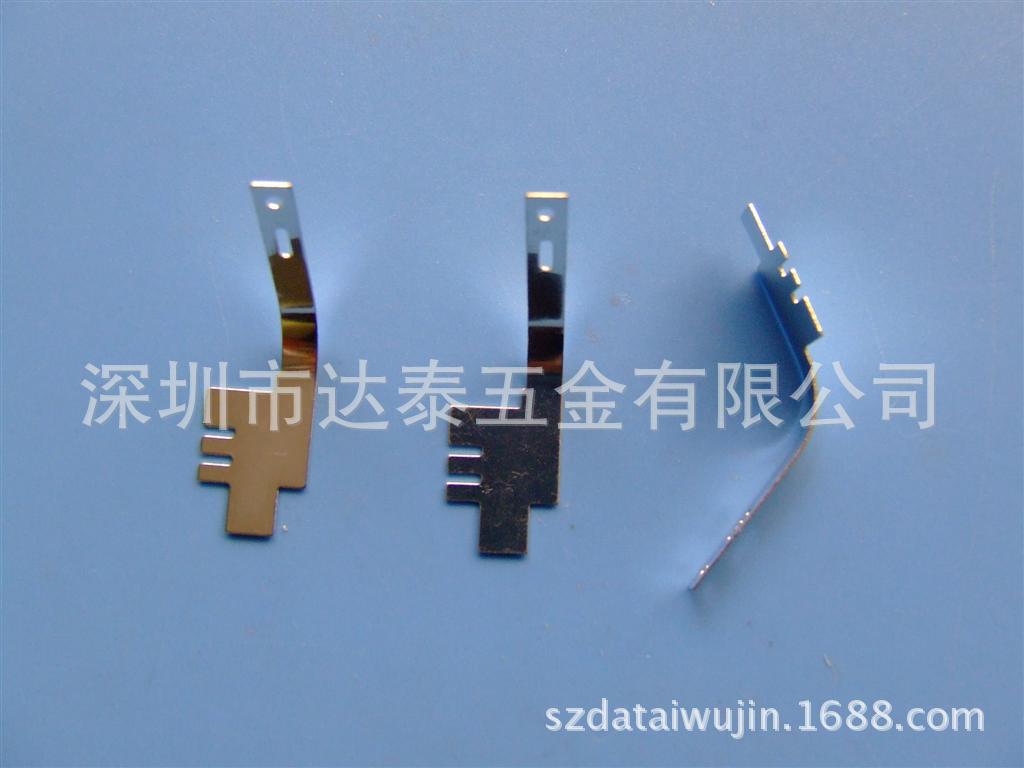 深圳厂家电子元器件电子五金材料弹片接触铜片/电极防雷配件