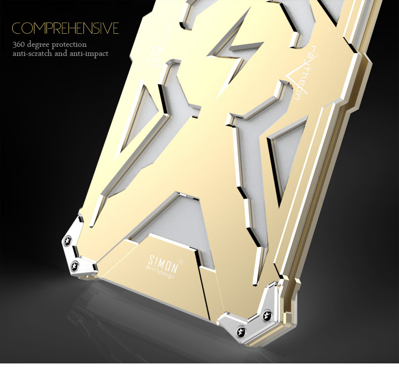 SIMON THOR Aviation Aluminum Alloy Shockproof Armor Metal Case Cover for Huawei Honor 5X