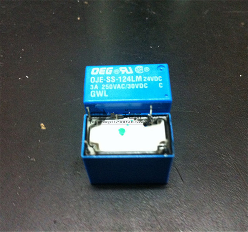 特价原装泰科OEG功率继电器OJE-SS-124LM 4脚/3A/24V/一常开现货