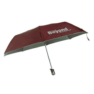 厂家热销高品质自动三折叠伞 防紫外线折叠晴雨伞 可定制广告伞