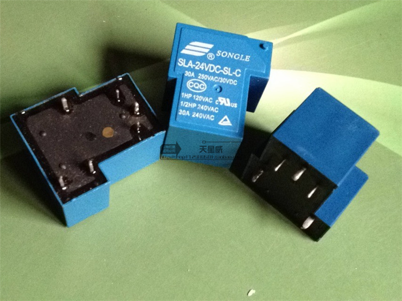 原装松乐继电器SLA-24VDC-SL-C 6脚一组转换30A 250VAC T90 2150