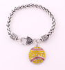 Fashionable bracelet for beloved, cute universal softball baseball accessory, Korean style, simple and elegant design