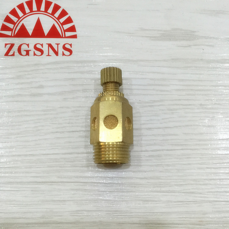 气动元件 气动节流消声器工业机械消声PSC-01 02 03 04 06 1寸